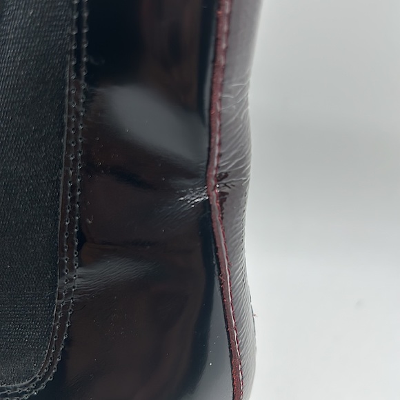 Jeffrey Campbell Black Faux Snakeskin Chelsea Leather Boots Shoes **Size 7** - Picture 10 of 10